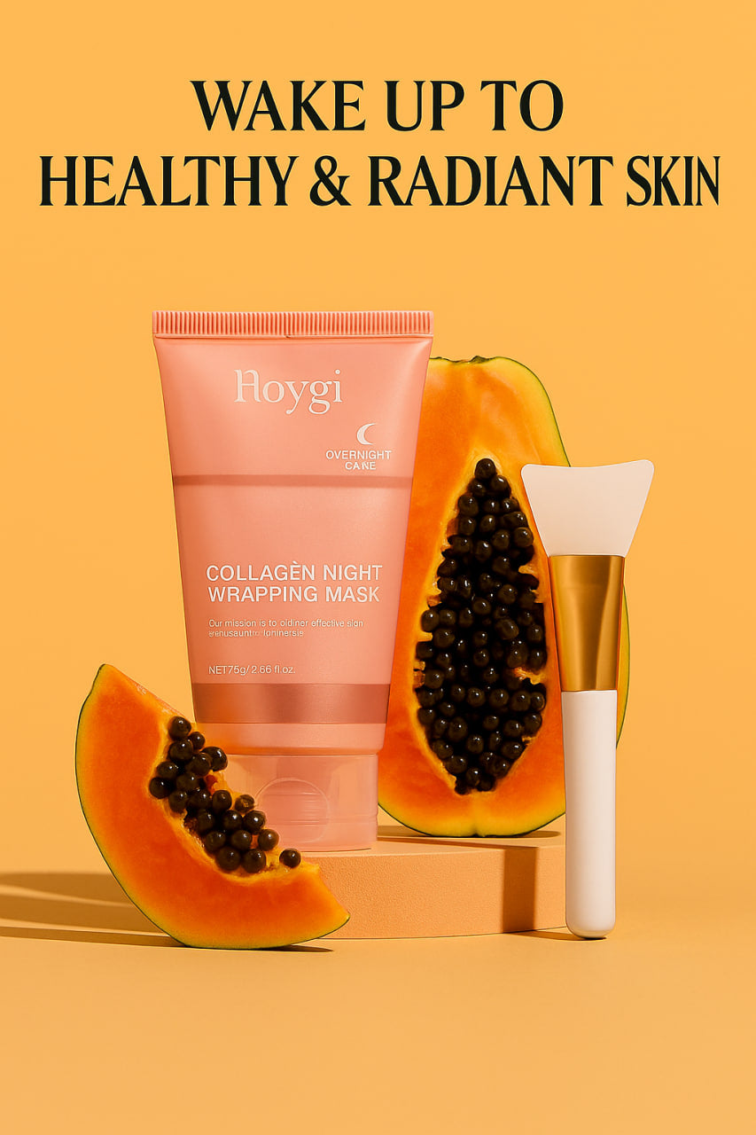 Revitalize Your Skin Overnight with Our Collagen Wrapping Mask - Enhance Elasticity & Hydration for a Youthful Glow